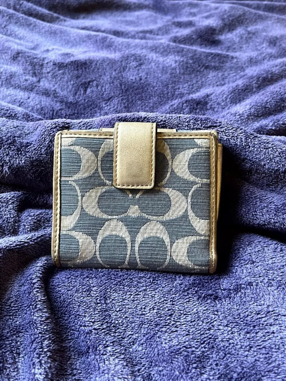 Coach Gray Signature Wallet